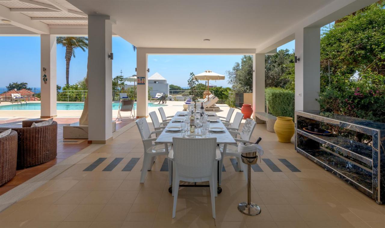 Grande Dame Villa of Rhodes Asgourou Exterior foto