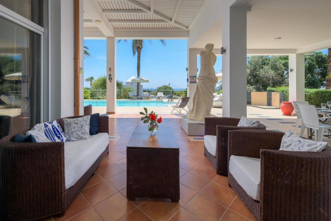 Grande Dame Villa of Rhodes Asgourou Exterior foto